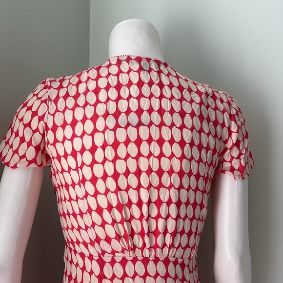 Boden Red and White Polka Dot Dress UK 8 US 4 - Picture 7 of 10